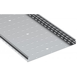 Лоток листовой перфорированный ESCA 7 50х500 L2500 сталь 2.0мм IEK CLP10-050-500-200-D25