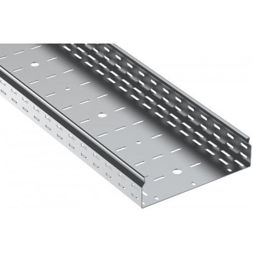 Лоток листовой перфорированный ESCA 7 80х300 L2500 сталь 1.5мм IEK CLP10-080-300-150-D25