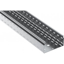 Лоток листовой перфорированный ESCA 7 100х200 L2500 сталь 2.0мм IEK CLP10-100-200-200-D25