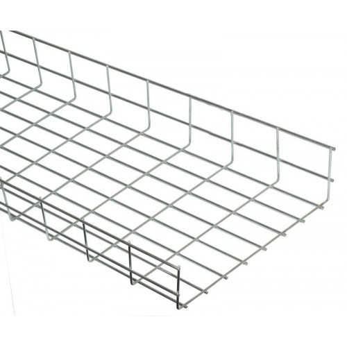 Лоток проволочный 400х85 L3000 сталь 4мм INOX нерж. IEK CLWG10-085-400-3-INOX