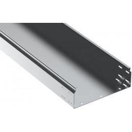Лоток листовой неперфорированный ESCA 7 100х300 L3000 сталь 1.5мм IEK CLN10-100-300-150-3