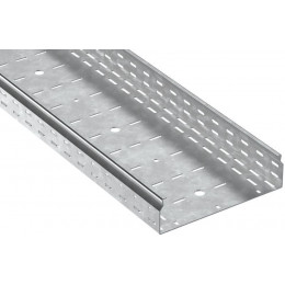 Лоток листовой перфорированный ESCA 7 80х300 L3000 сталь 2.0мм HDZ IEK CLP10-080-300-200-3-HDZ