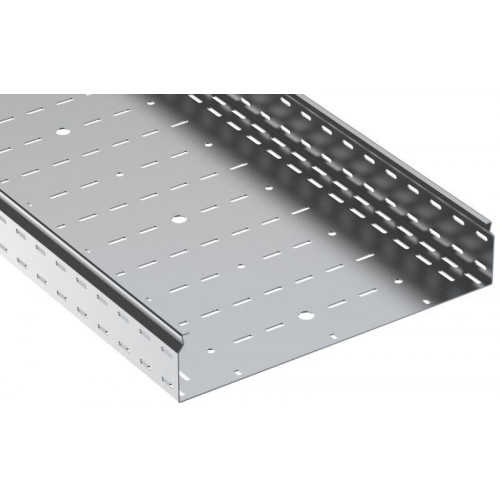 Лоток листовой перфорированный ESCA 7 100х500 L2500 сталь 2.0мм IEK CLP10-100-500-200-D25