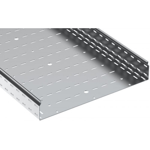 Лоток листовой перфорированный ESCA 7 100х600 L2000 сталь 2.0мм IEK CLP10-100-600-200-2